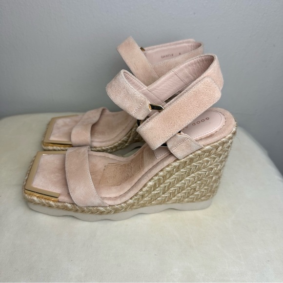 Good American Espadrille Wedge Sandal Sz 8 - Picture 4 of 8